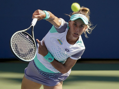 Ukrajinská tenistka Lesia Curenková na US Open