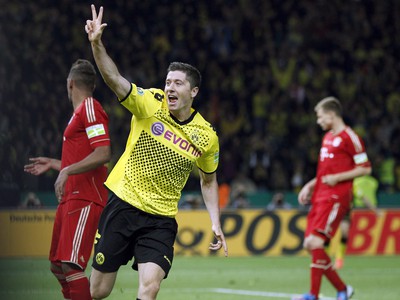 Lewandowski sa teší z hetriku