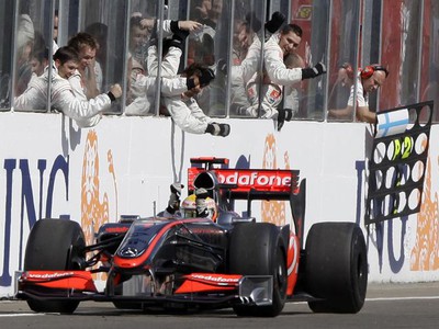 Lewis Hamilton - víťaz VC Maďarska 26.7.2009