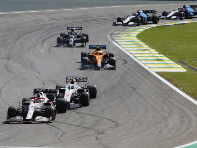 Piloti F1 počas VC Brazílie