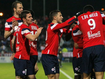 Gólová radosť hráčov Lille