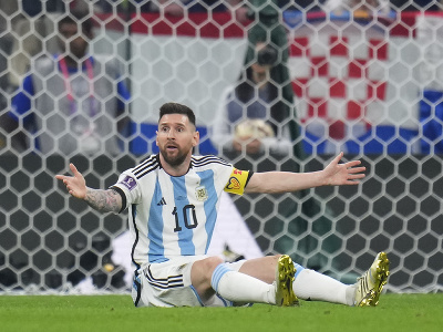 Lionel Messi reaguje na verdikt rozhodcu