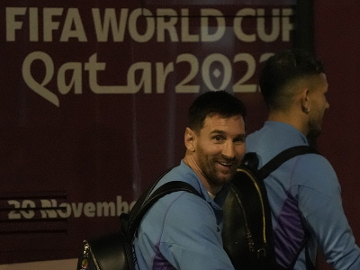 Lionel Messi so spoluhráčmi