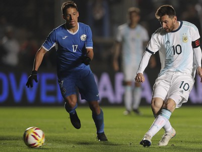 Argentínsky útočník Lionel Messi 