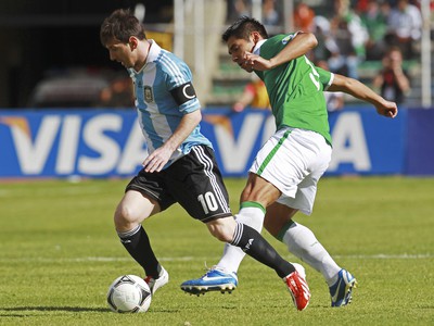 Lionel Messi a Luis Gutierrez
