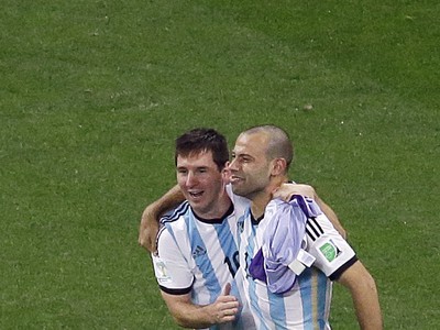 Lionel Messi a Javier