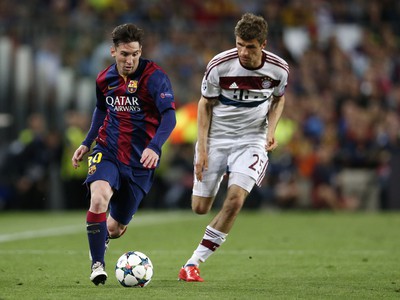 Lionel Messi a Thomas Müller