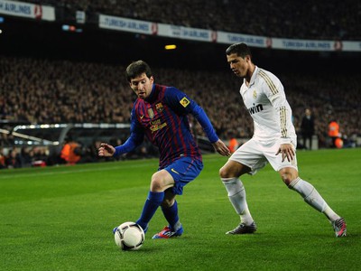 Lionel Mess a Cristiano Ronaldo