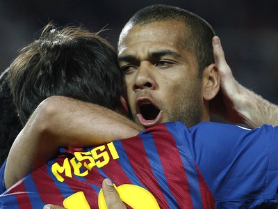 Daniel Alves a Lionel