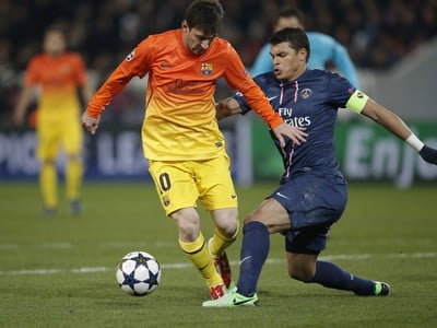 Lionel Messi a Thiago