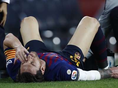 Zranený Lionel Messi prežíval veľké bolesti