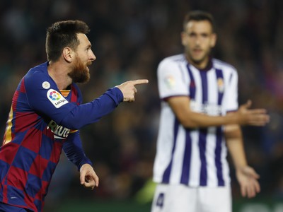Lionel Messi sa raduje z gólu