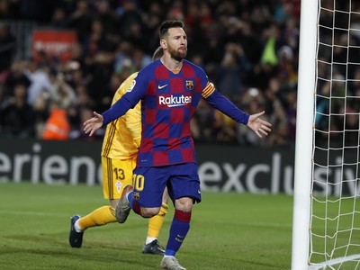 Lionel Messi a jeho gólová radosť
