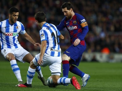 Lionel Messi v súboji