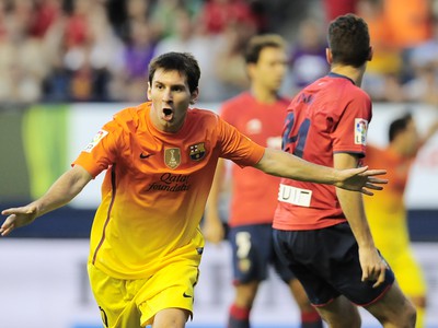 Lionel Messi a jeho gólová radosť