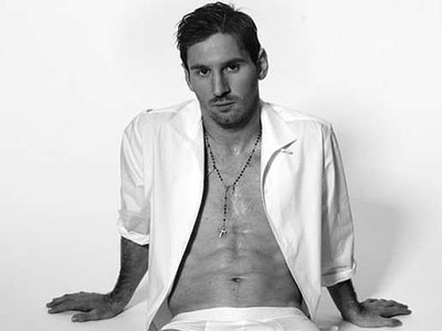 Lionel Messi v úlohe topmodela