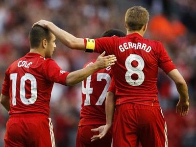 Joe Cole a Steven Gerrard