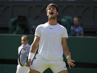 Carlos Alcaraz na Wimbledone