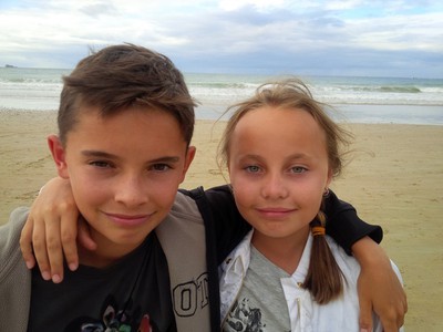 Demitrove deti: Vľavo talentovaný Lucas, vpravo Zara
