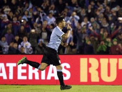 Uruguajský útočník Luis Suárez