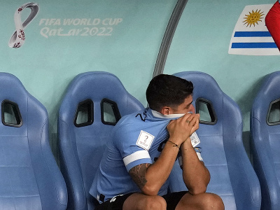 Sklamaný Luis Suárez po zápase