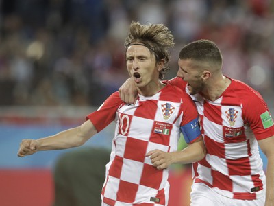 Luka Modrič sa raduje z premenenej penalty