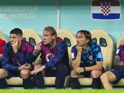 Futbalisti Chorvátska počas semifinálového