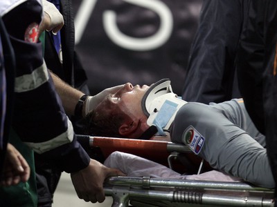 Zranený Maarten Stekelenburg