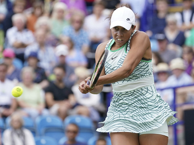 Americká tenistka Madison Keysová sa stala víťazkou trávnatého turnaja WTA v Eastbourne