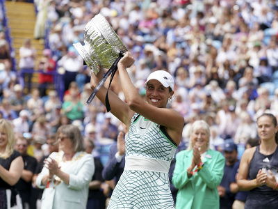 Americká tenistka Madison Keysová sa stala víťazkou trávnatého turnaja WTA v Eastbourne