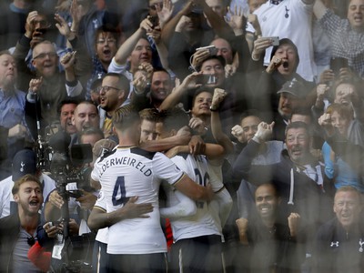 Radosť hráčov Tottenhamu