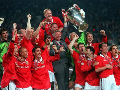Víťaz Ligy majstrov v roku 1999 - Manchester United CF