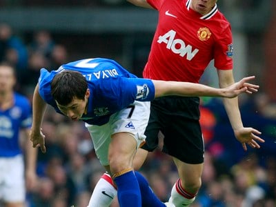 Ji-Sung Park a Diniyar Bilyaletdinov