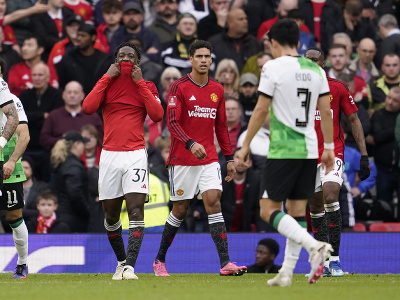 Reakcie hráčov United po góle Mohameda Salaha