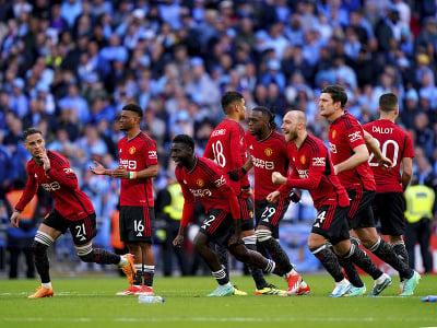 Hráči Manchestru United sa radujú po postupe do finále FA Cupu