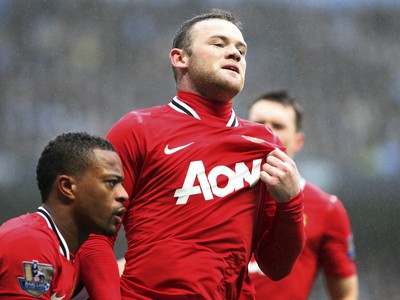 Wayne Rooney so spoluhráčmi
