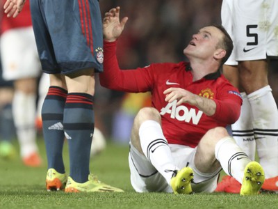 Wayne Rooney v súboji