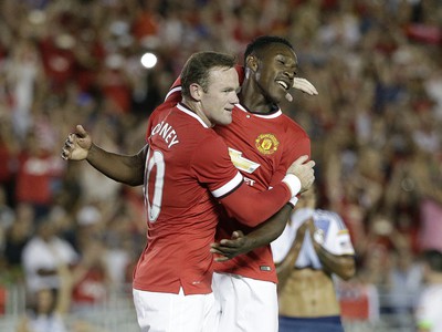 Wayne Rooney a Danny Welbeck