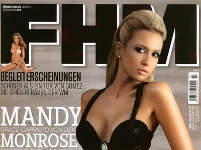 Mandy Capristo, sexi priateľka Mesuta Özila na titulke časopisu FHM