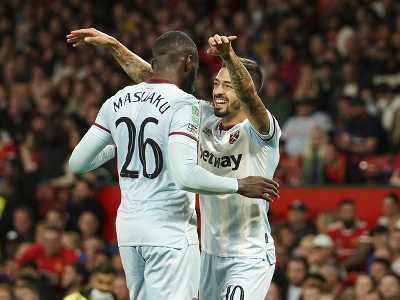 Manuel Lanzini oslavuje gól West Hamu
