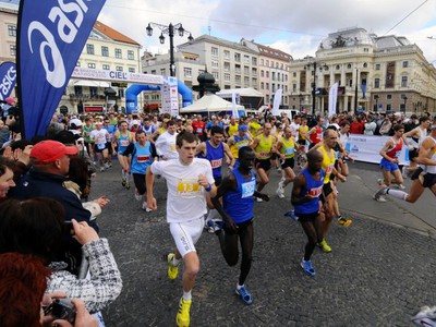 Štart Bratislavského maratónu