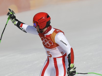 Marcel Hirscher si vyjazdil zlato v obrovskom slalome na ZOH 2018