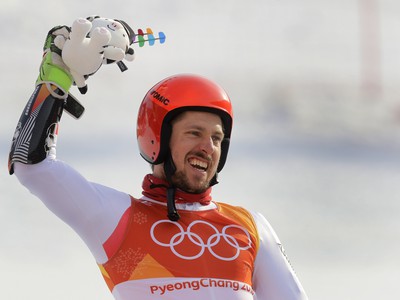 Marcel Hirscher si vyjazdil zlato v obrovskom slalome na ZOH 2018