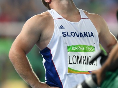 Marcel Lomnický počas finále v hode kladivom