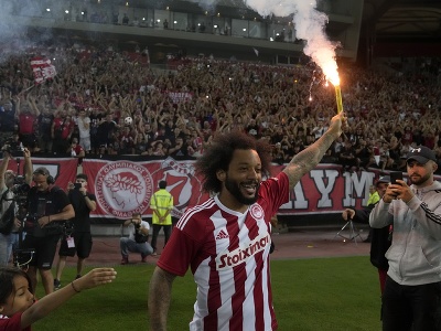 Marcelo bol predstavený ako nový hráč Olympiakosu
