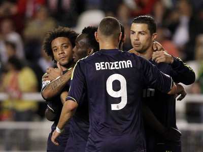 Radosť hráčov Realu Madrid