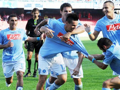 Marek Hamšík sa raduje