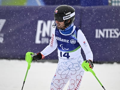 Slovenský paralpský lyžiar Marek