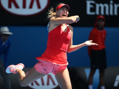 Maria Šarapovová na Australian Open v Melbourne