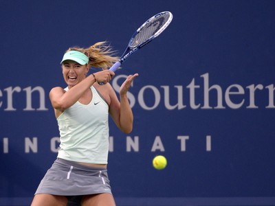 Maria Šarapovová na turnaji v Cincinnati